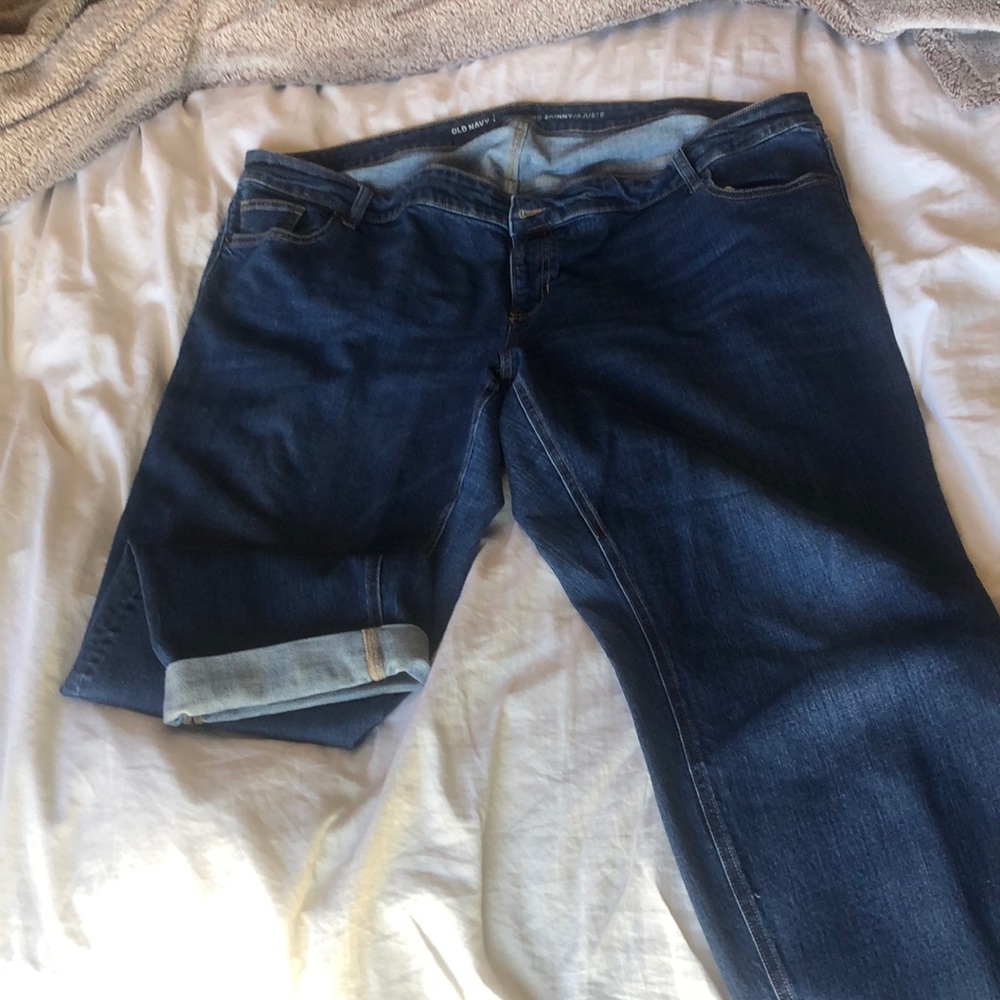 Old navy skinny boyfriend cropped jean